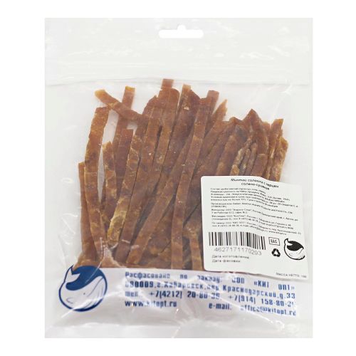 Минтай Кит Опт солено-сушеный соломка с перцем 100 г