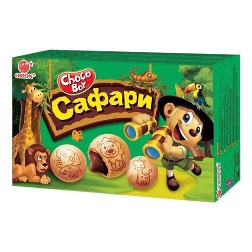 Печенье Orion Choco Boy Safari 42 г