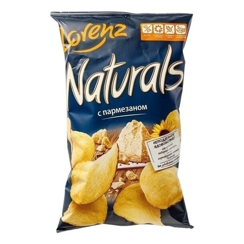 Чипсы картофельные Naturals Lorenz пармезан 100 г