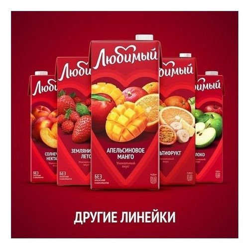 Напиток сокосодержащий Любимый вишневая черешня 950 мл