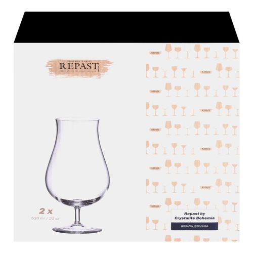 Бокалы Crystalite Bohemia Beercraft для пива стекло 630 мл 2 шт