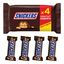 Батончики Snickers шоколадный жареный арахис-карамель-нуга 40 г х 4 шт