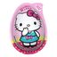 Яйцо Hello Kitty хрустящие шарики с кремом и сюрприз в капсуле 15 г