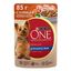 Влажный корм Purina One с курицей-морковью-зеленой фасолью повседневный для собак 85 г