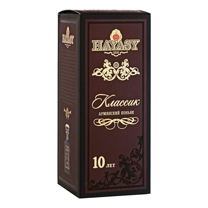 Коньяк Hayasy Classic 10 Years Old 500 мл - купить с самовывозом в Купер