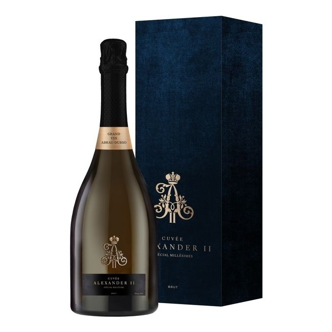 Вино игристое Абрау-Дюрсо Cuvee Alexander II белое брют 1,5 л Россия ...
