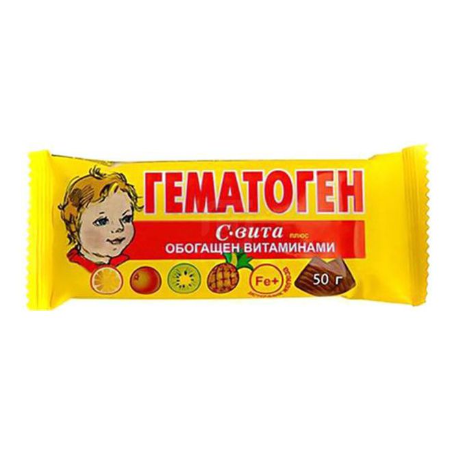 Гематоген С-Вита Плюс с витаминами для детей 50 г