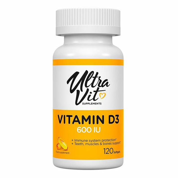 Витамины VPLab UltraVit Vitamin D3 капсулы 600 МЕ 120 шт