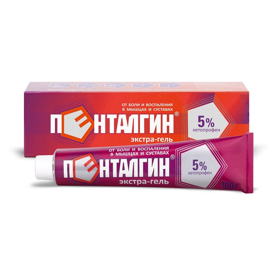 Пенталгин экстрагель обезболивающий 5% 100 г