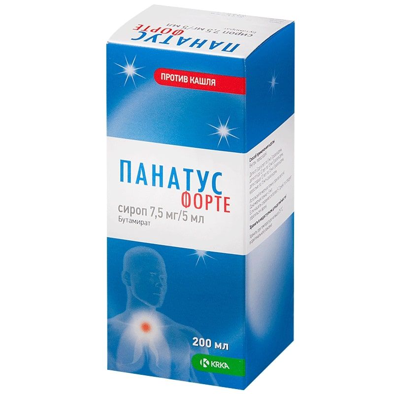 Панатус Форте сироп 7,5 мг/5 мл 200 мл