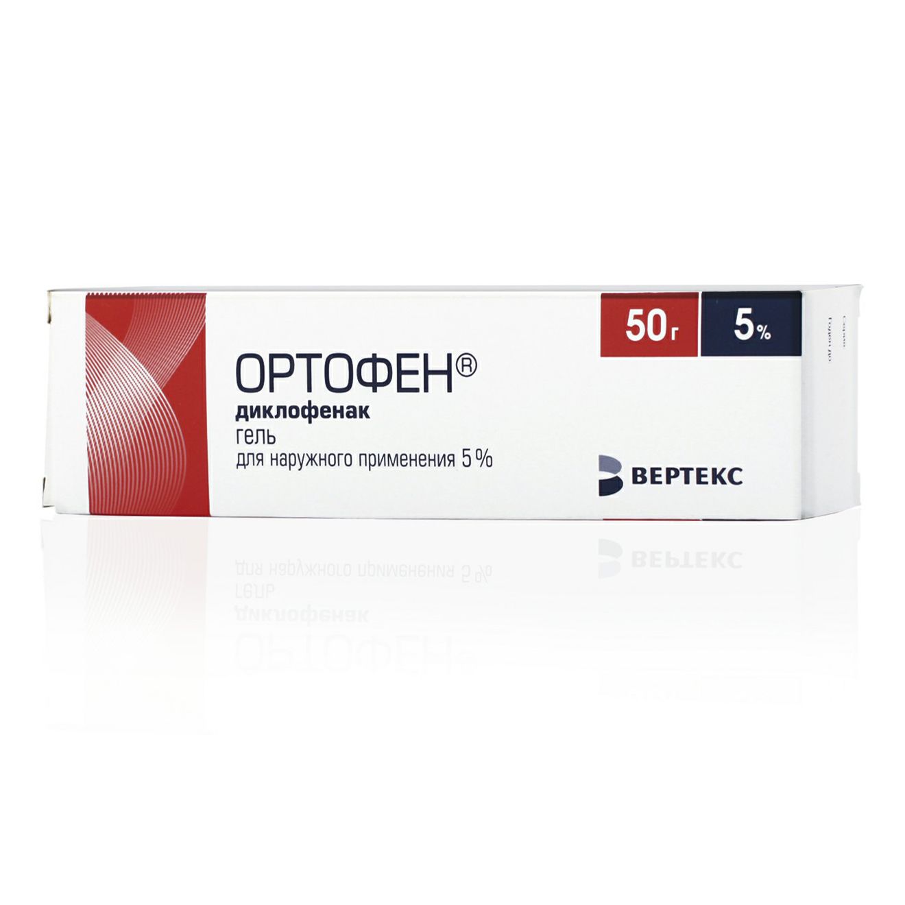 Ортофен-верте гель 5% 50 г
