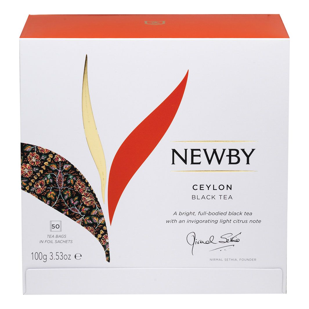 Чай черный Newby Ceylon в пакетиках 2 г х 50 шт