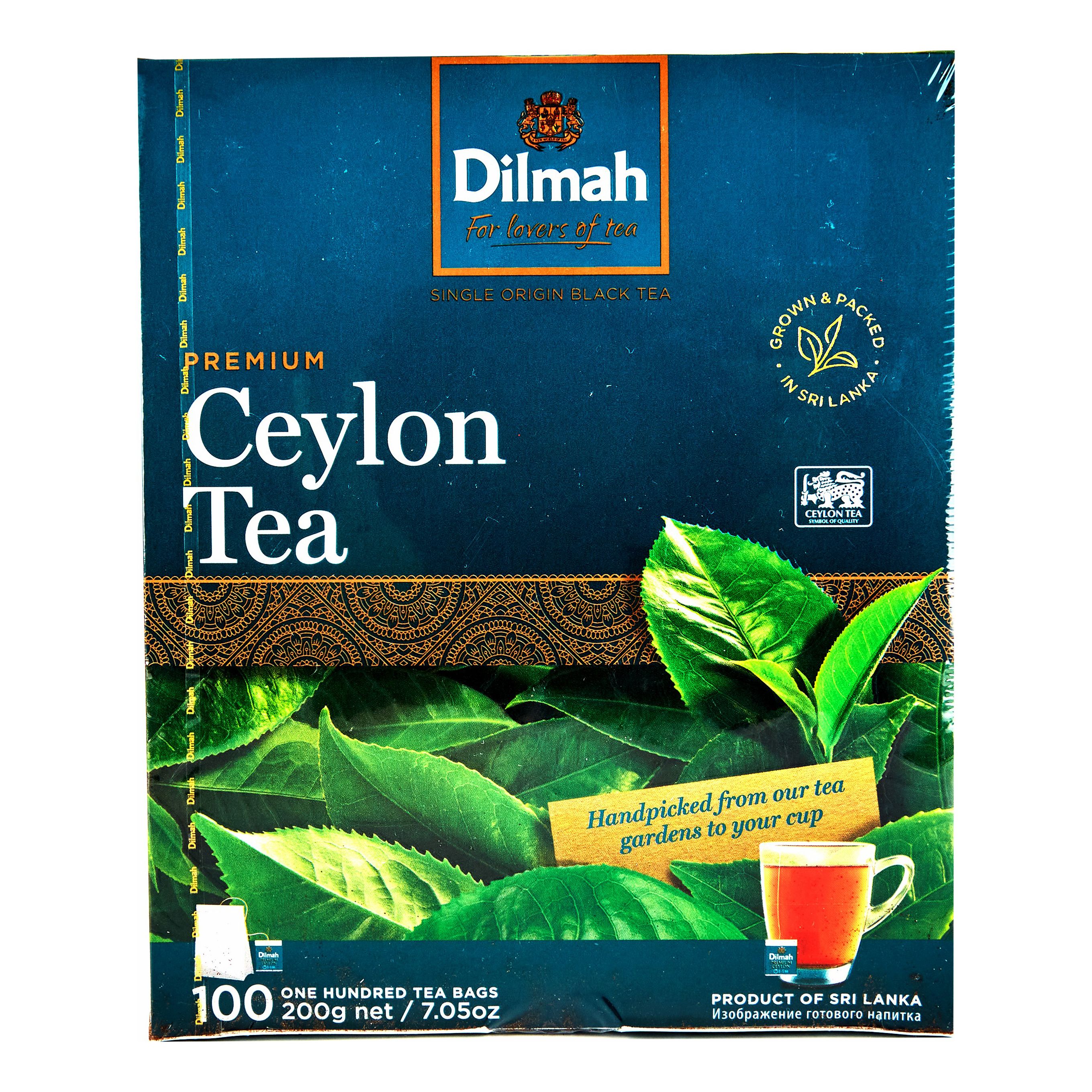Чай черный Dilmah в пакетиках 2 г х 100 шт