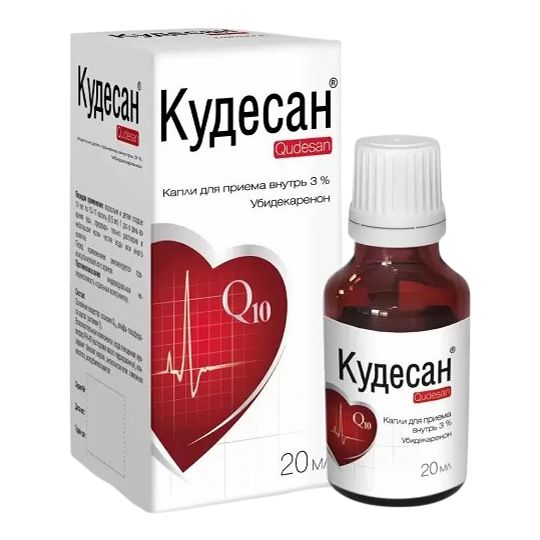 Кудесан капли 30 мг 20 мл