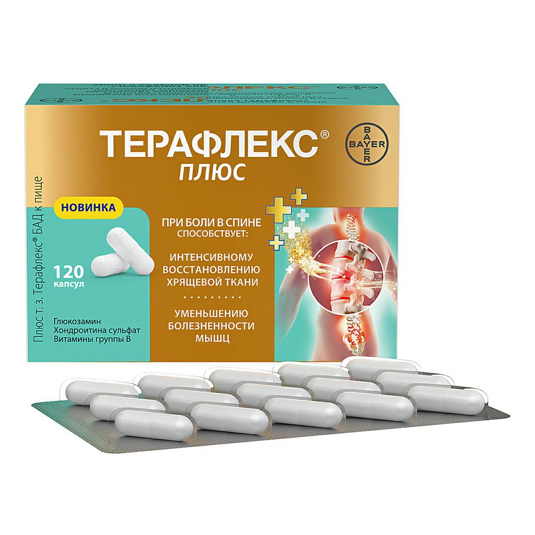 Терафлекс Плюс капсулы 120 шт