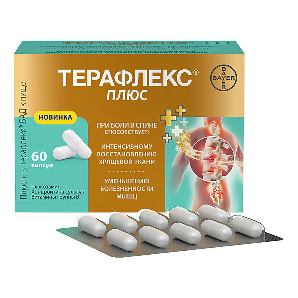 Терафлекс Плюс капсулы 60 шт