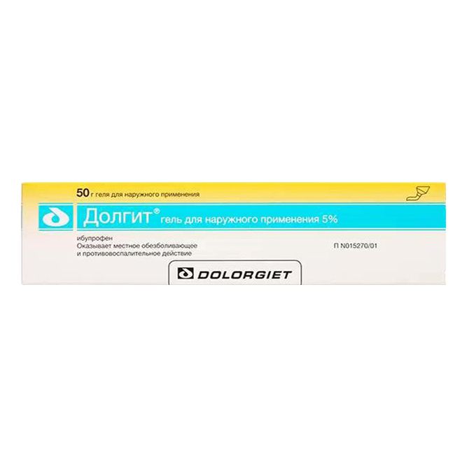 Долгит гель 5% 50 г