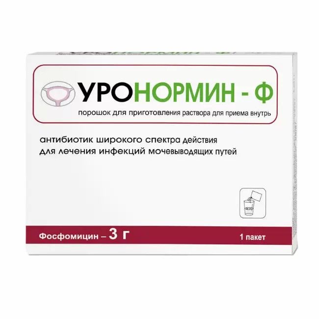 Уронормин-Ф порошок 3 г 8 г
