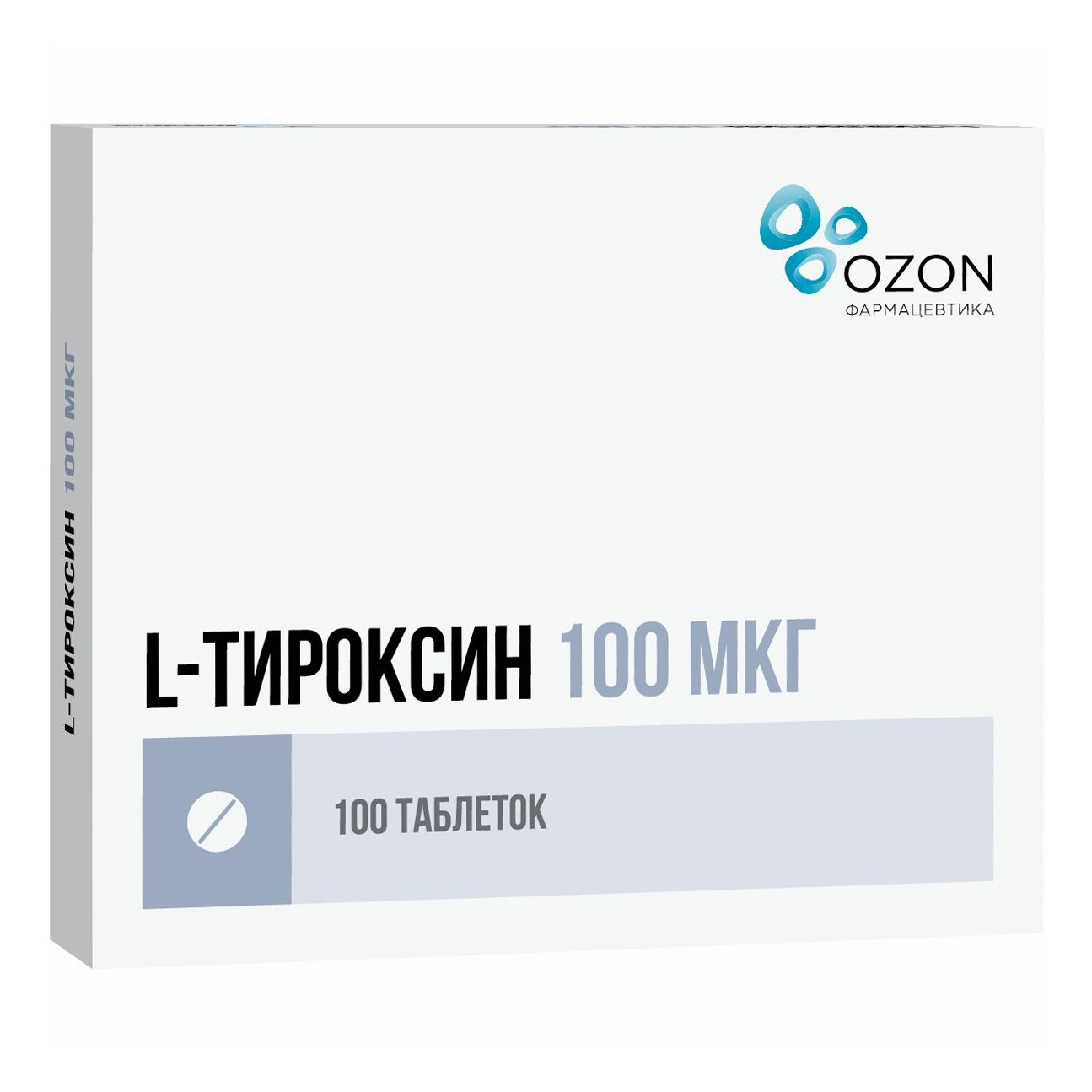 L-Тироксин таблетки 100 мкг 100 шт