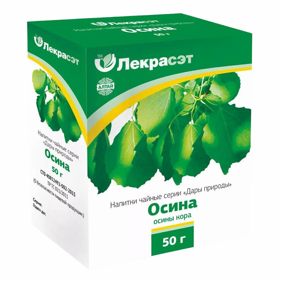 Кора осины Лекра-Сэт порошок 50 г