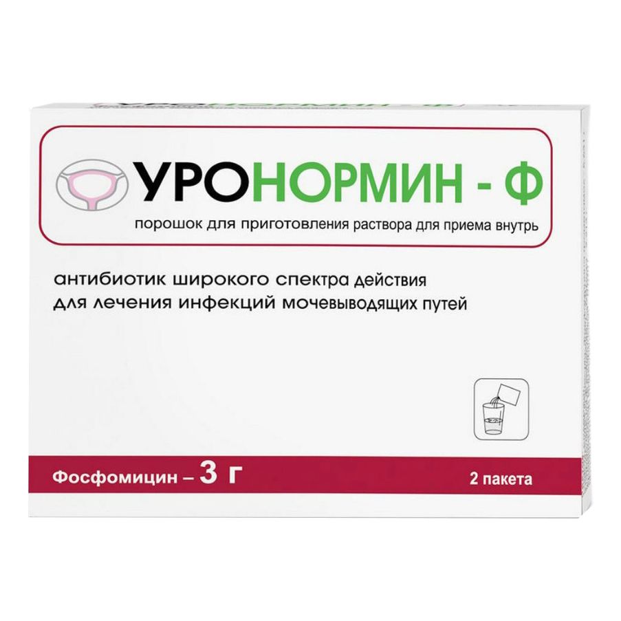 Уронормин-Ф порошок 3 г 2 шт