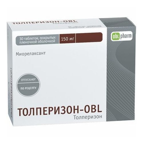 Толперизон-OBL таблетки 150 мг 30 шт