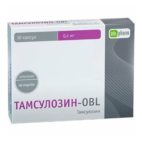 Тамсулозин-OBL капсулы для мужчин 0,4 мг 30 шт