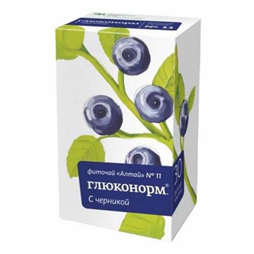 Алтай Глюконорм № 11 Черника фильтр-пакеты 2 г х 30 шт