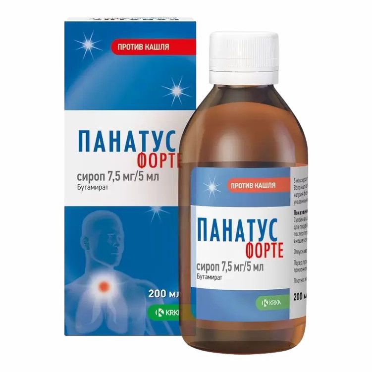 Панатус форте сироп 7,5 мг/5 мл 200 мл