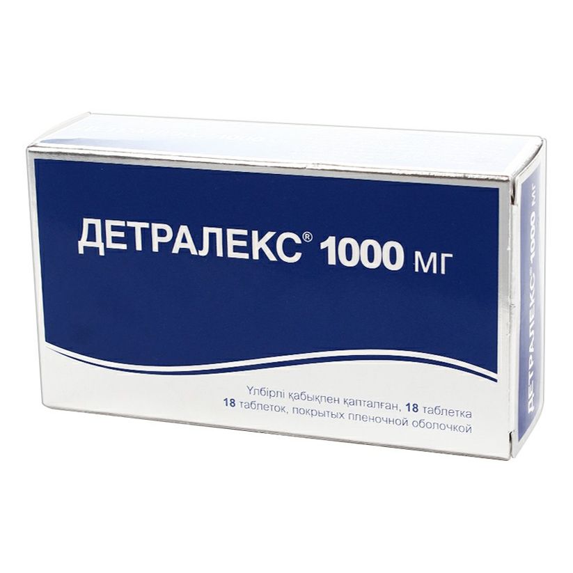 Детралекс таблетки 1000 мг 18 шт