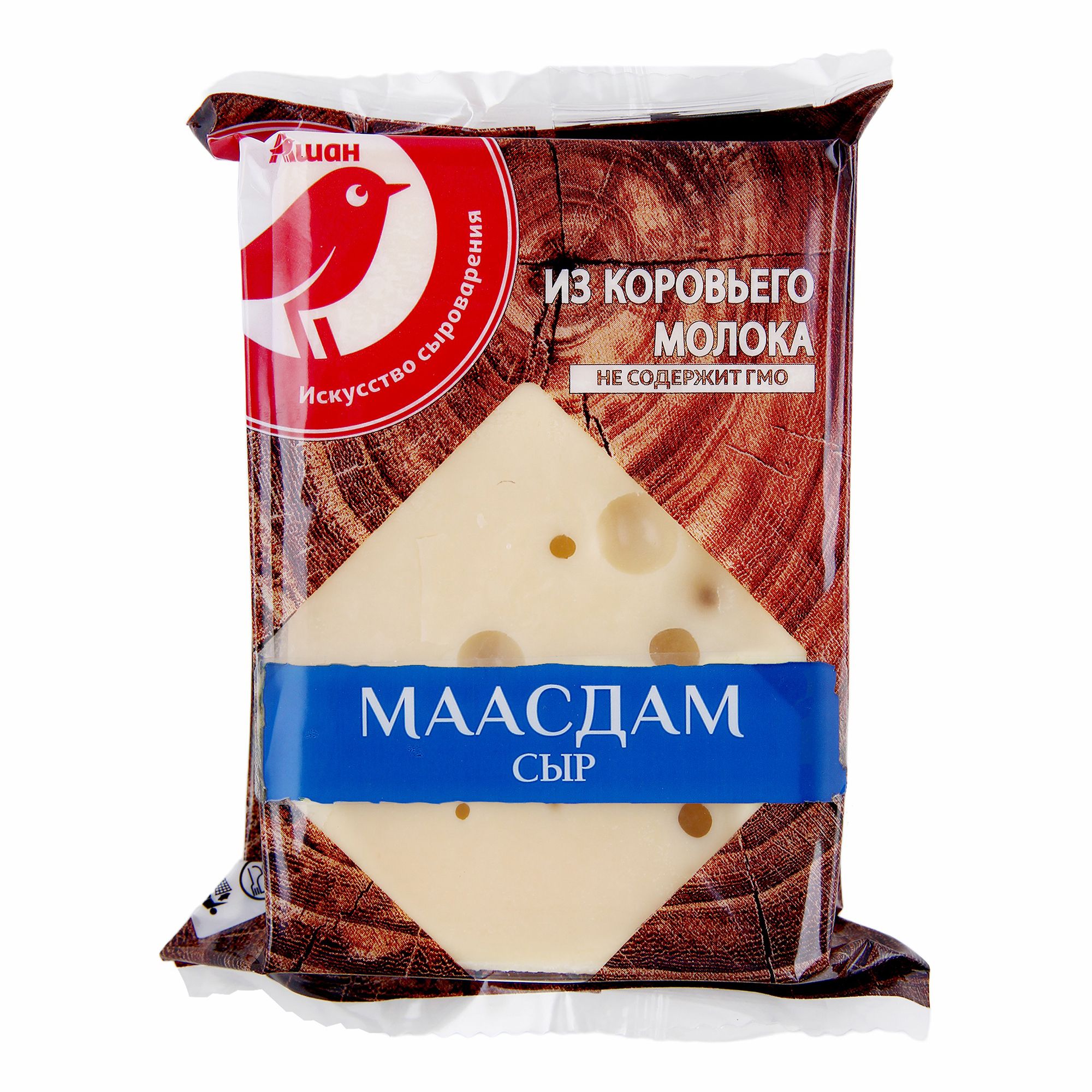 Сыр Полутвердый АШАН Красная птица 0,2
