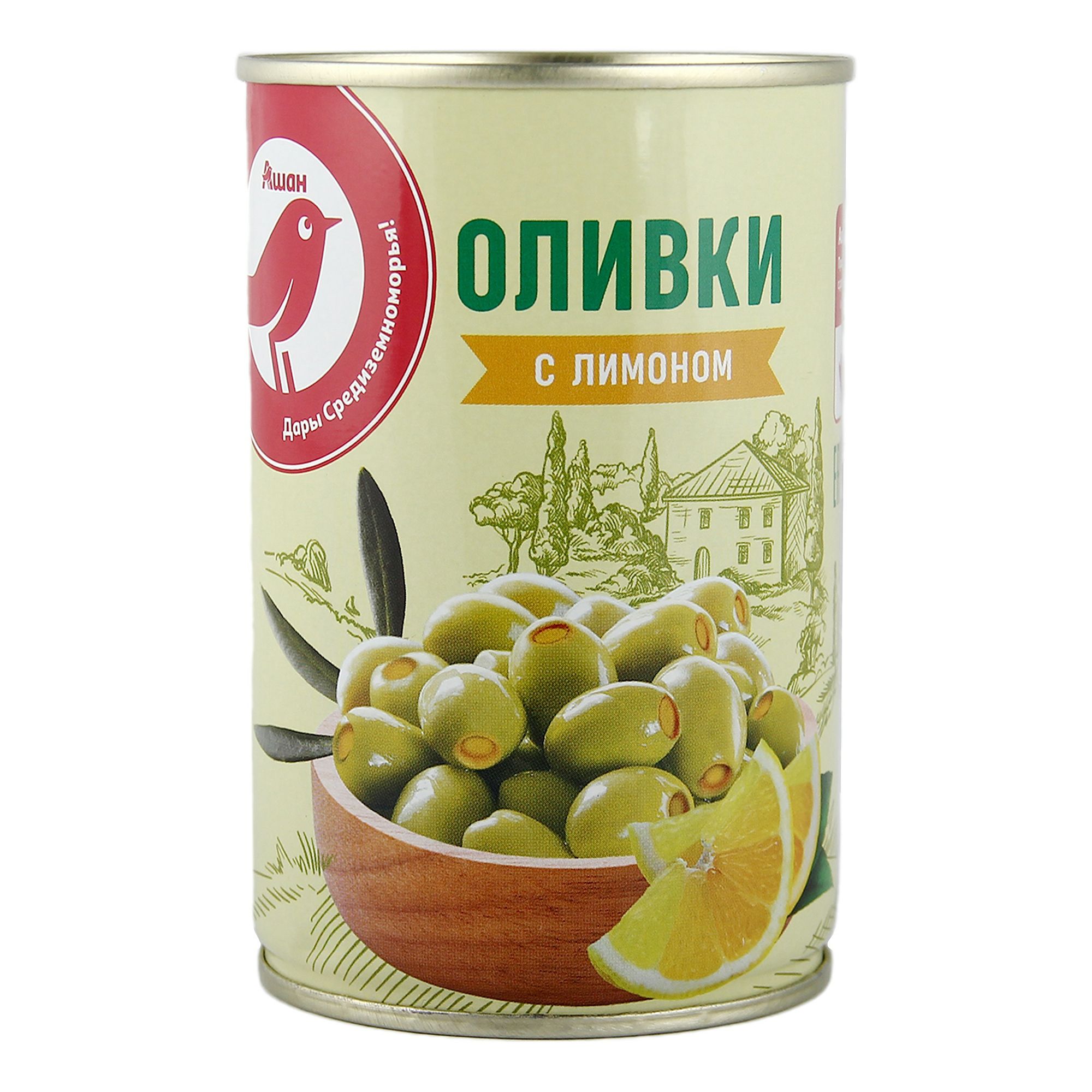 Оливки АШАН Красная птица 0,3