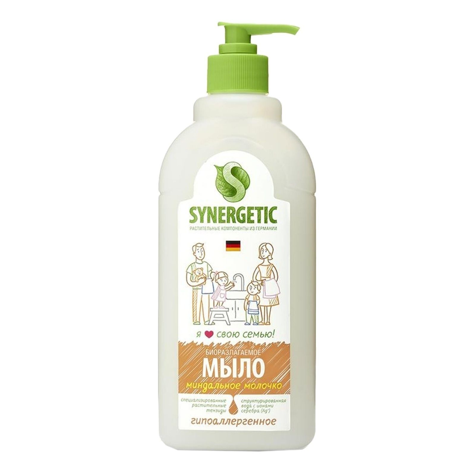 Гипоаллергенное жидкое мыло lv. Synergetic ж. Synergetic мыло для рук. Синерджетик. Жидкое мыло синергетик миндальное молочко.