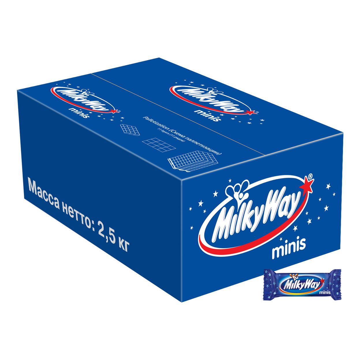 Шоколадный батончик Milky Way 2,5