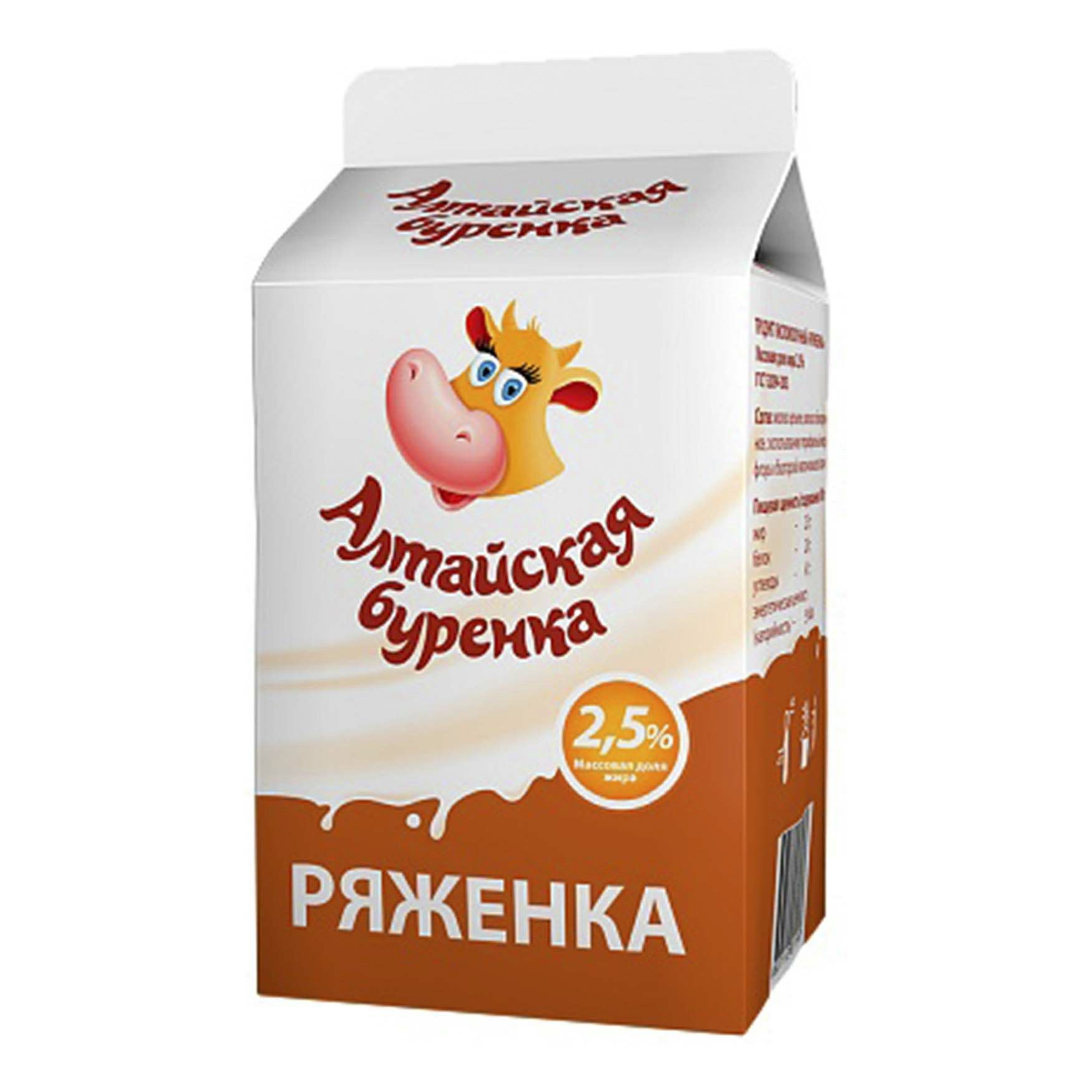 Ряженка Алтайская Буренка 0,45 л