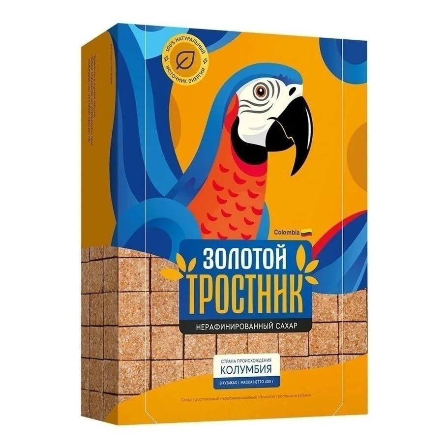 Сахар тростниковый Золотой Тростник 400 г