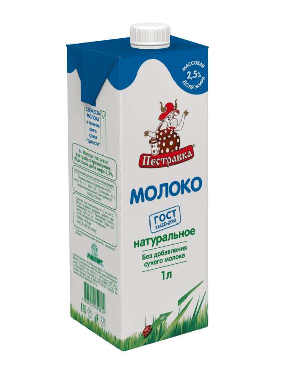 Молоко Пестравка 1 л