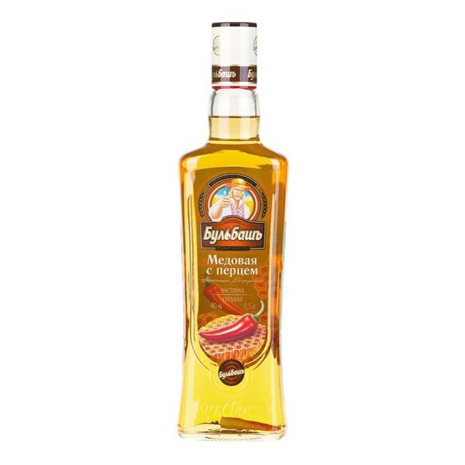Настойка Бульбашъ мед 0,5 л