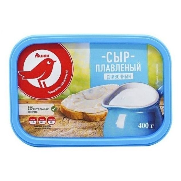 Сыр плавленый АШАН Красная птица 400 г