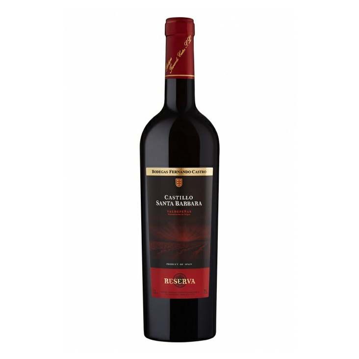 Красное сухое вино Castillo Santa Barbara 0,75 л