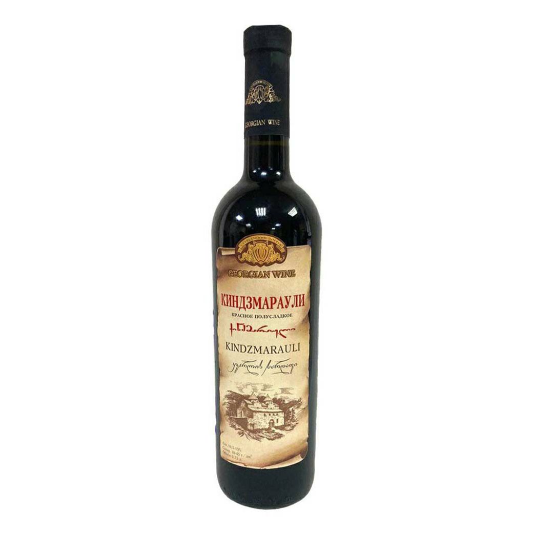 Красное полусладкое вино Georgian Wine Киндзмараули 0,75 л