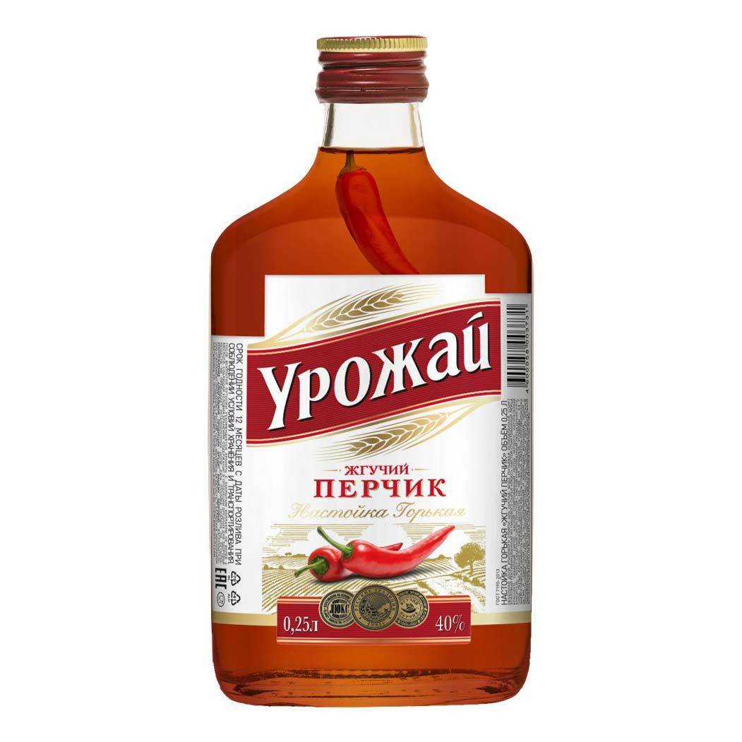 Настойка Урожай перец 0,25 л