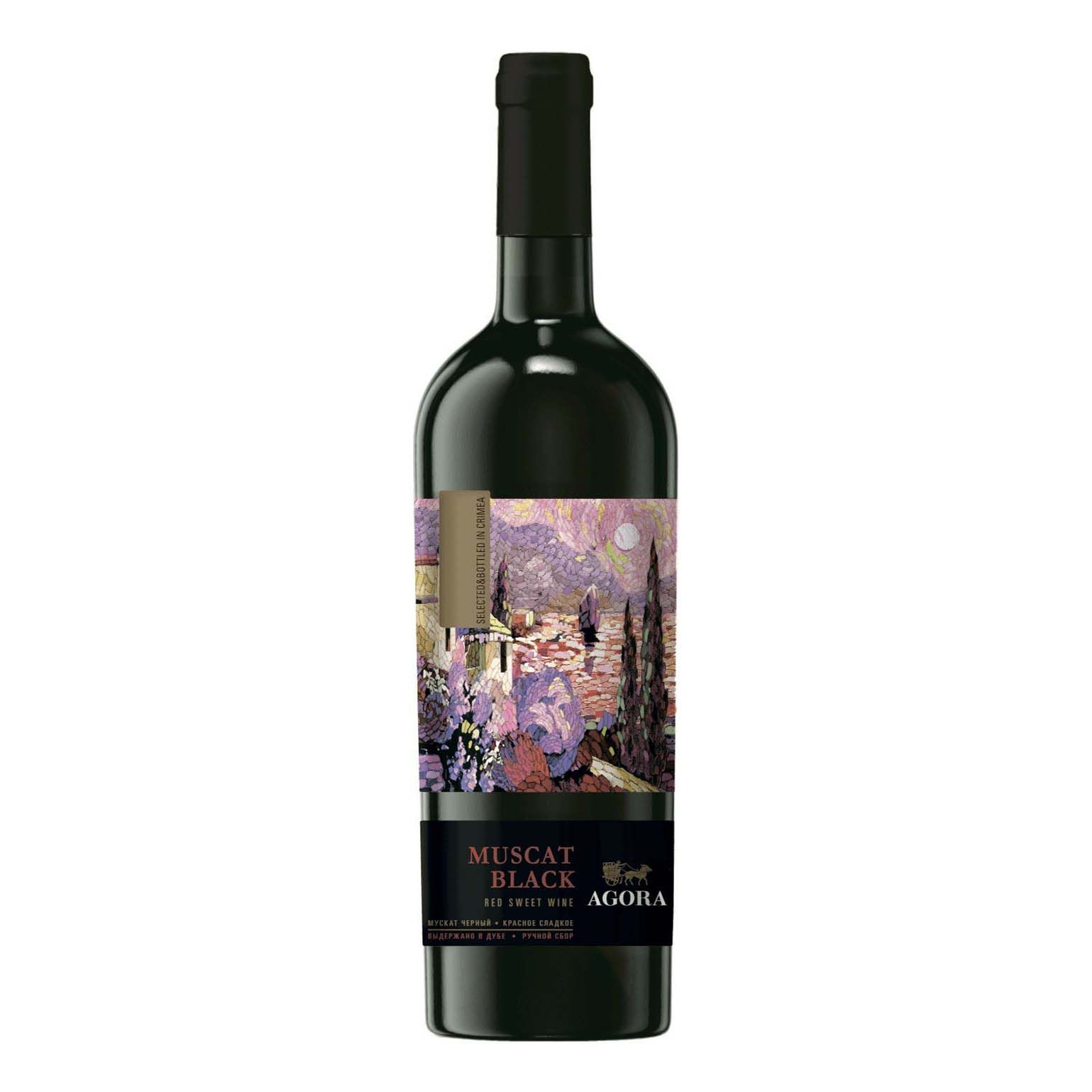 Красное сладкое вино Агора 0,75 л