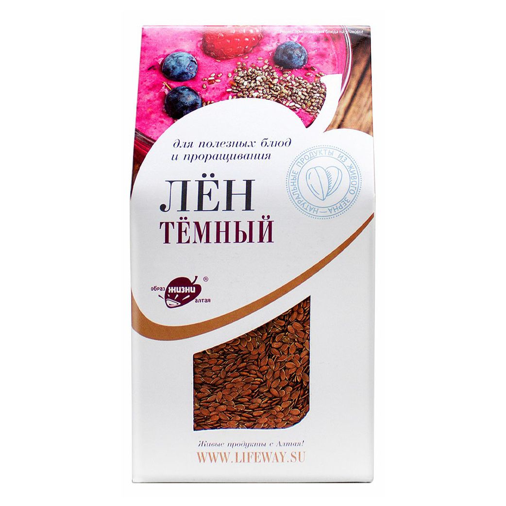 Семена льна Образ жизни Алтая 500 г