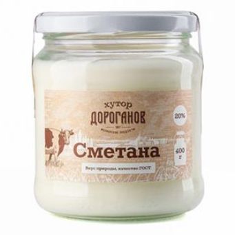 Сметана Хутор Дороганов 400 г