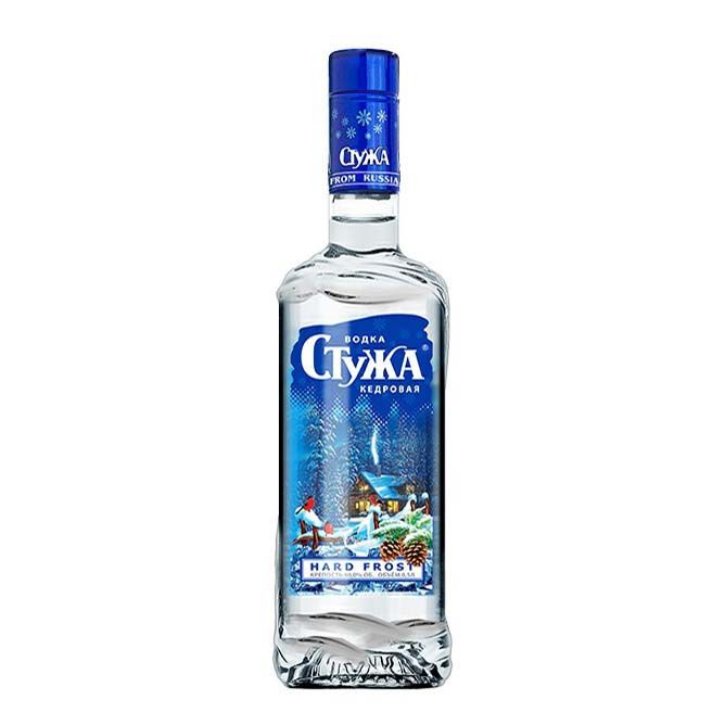 Водка Стужа кедр 0,1 л