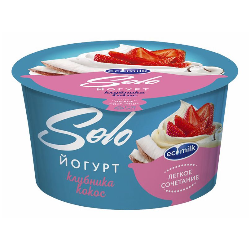 Йогурт Ecomilk.Solo 130 г