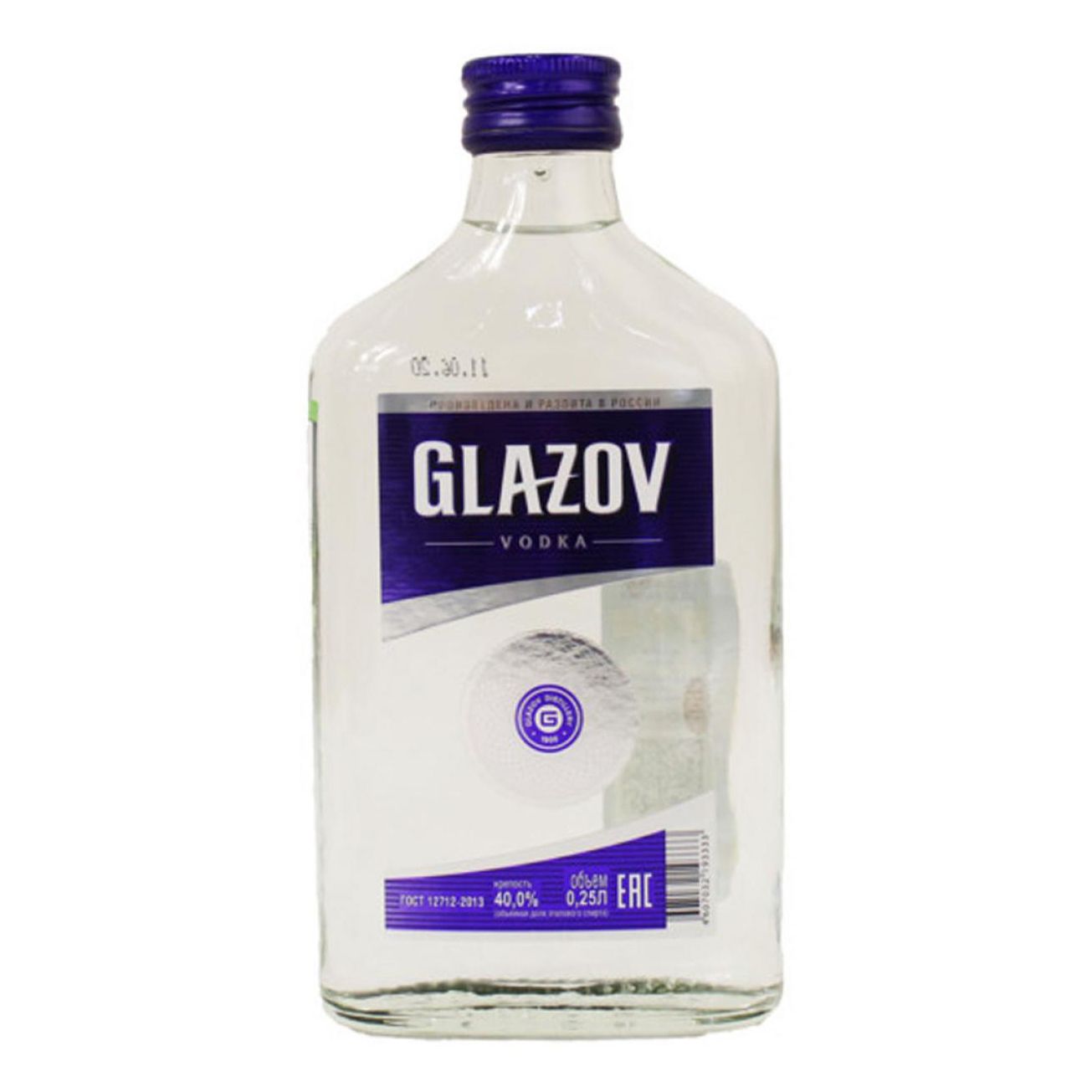 Водка Glazov 0,25 л