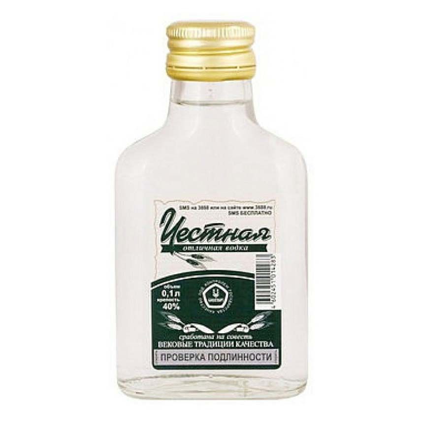 Водка Честная 0,1 л