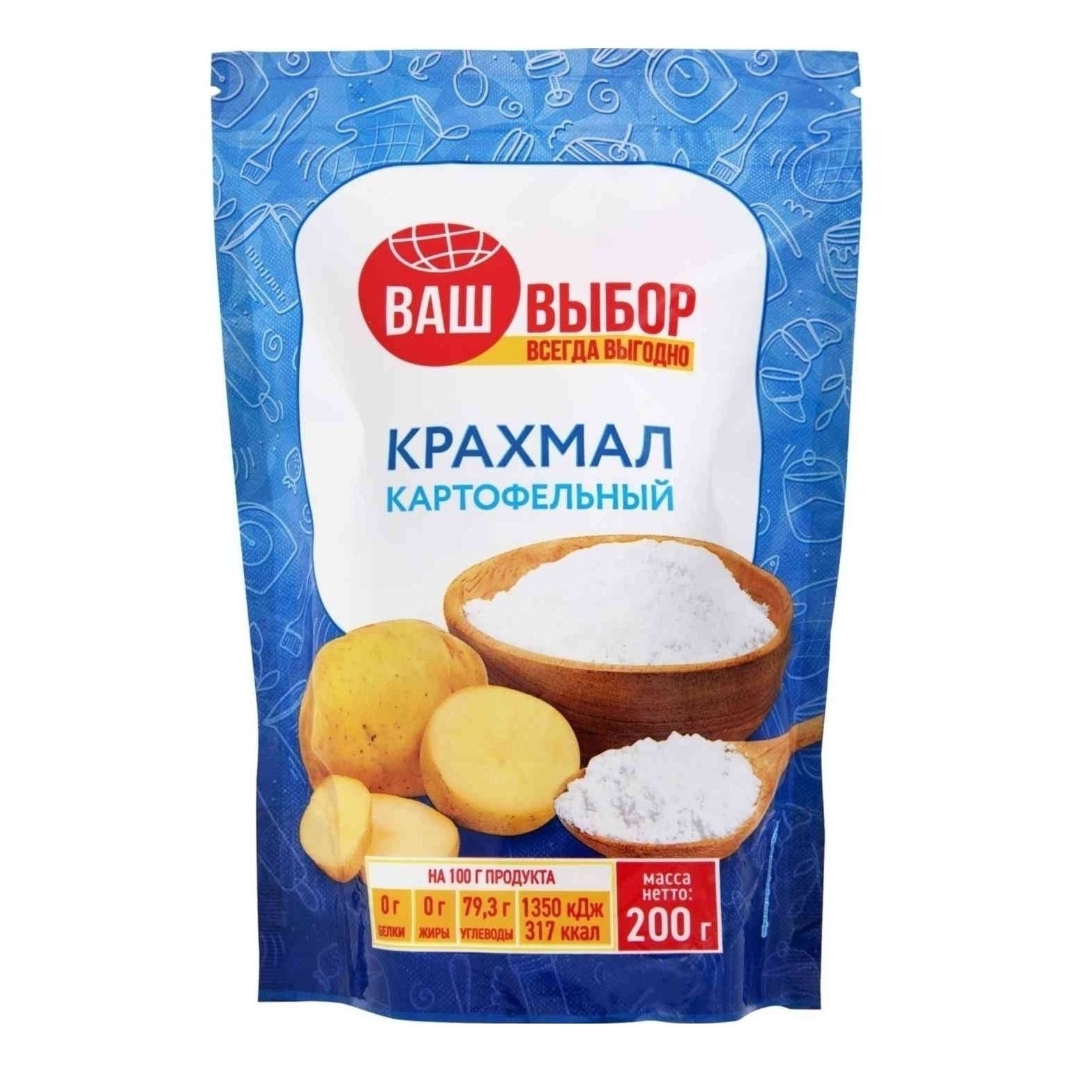 Крахмал Ваш выбор 200 г